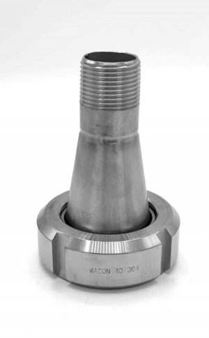 Raccord Femelle tournante Mâcon / Mâle GAZ Inox
